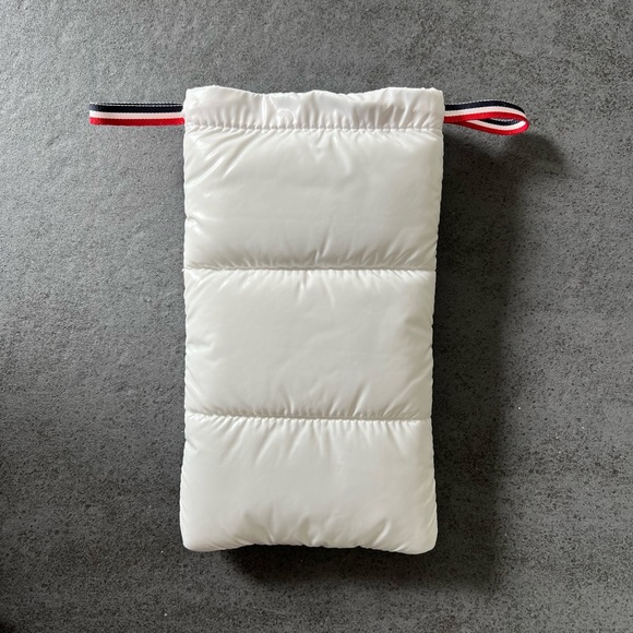 *NEW* Moncler White Puffy Pouch - Picture 2 of 4